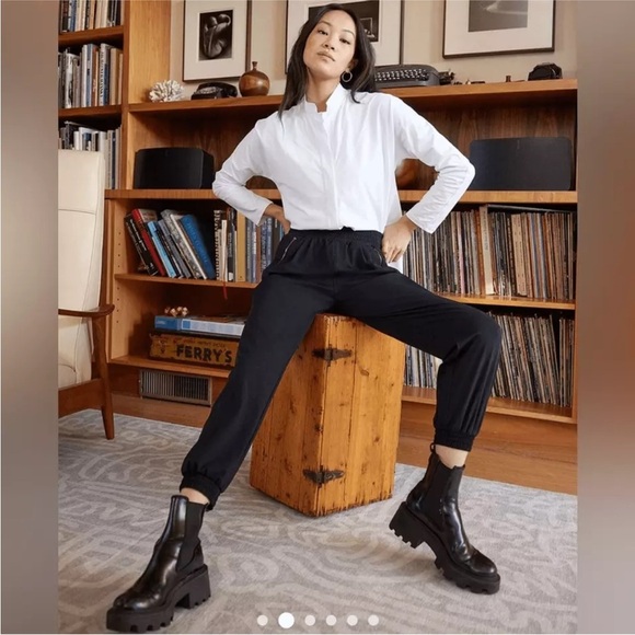 ADAY Hail Yes Black Athletic Joggers Pants Size XS - Picture 2 of 5